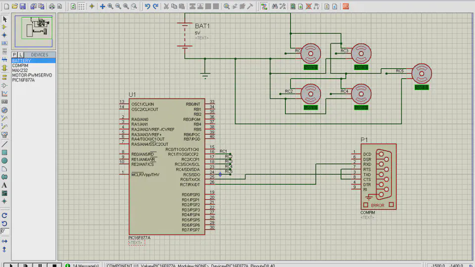 PCB schematics for prototype waschmaschine